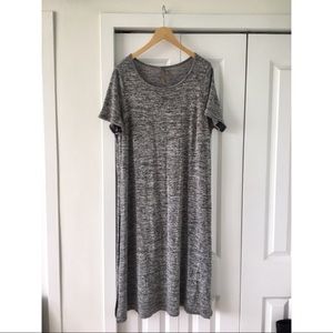 Pennington’s Long Grey Tunic T-shirt Dress
